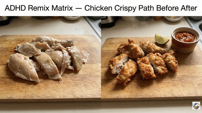 ADHD Leftover Remix Matrix: 1 Protein, 4 Meals | Dopakitchen