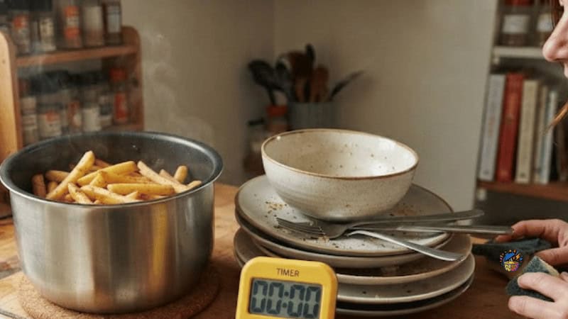 minimal cleanup from a one-pot appliance meal