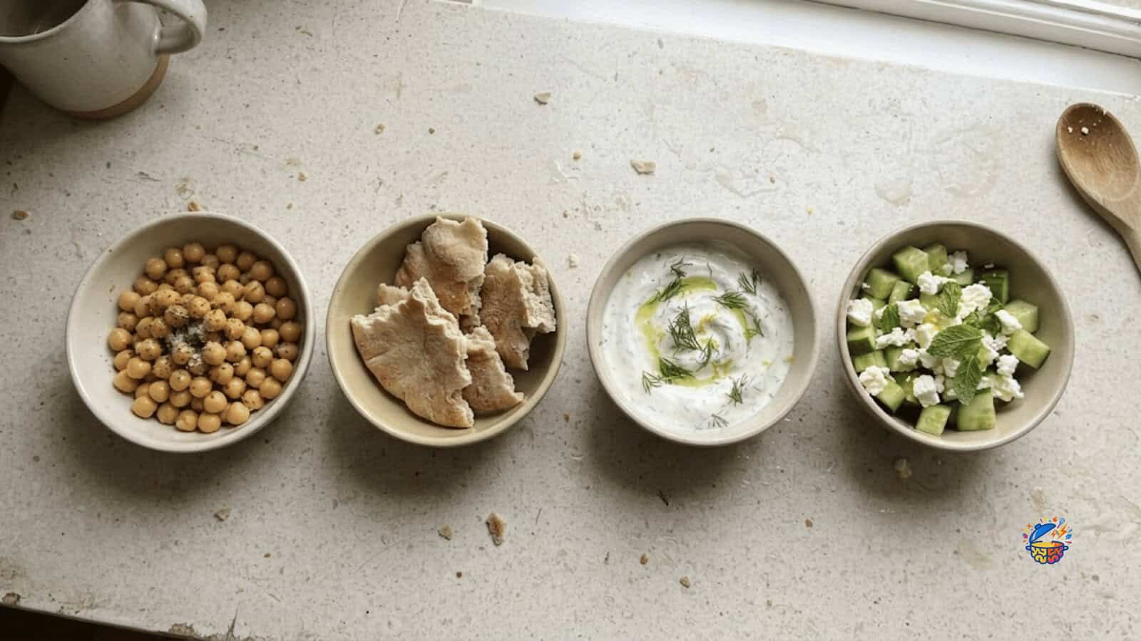 Healthy no-cook ingredients for a protein-packed dinner.